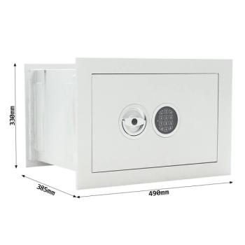 Rottner Wandtresor EN1 Stone SE 35 Premium Elektronikschloss weißaluminium T04937